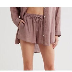 NWOT L’Space Rio Shorts in Smokey Quartz SZ S